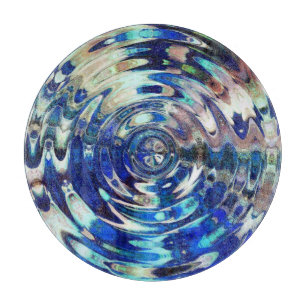 Planche À Découper Motif d'ondulation d'élément de l'EAU