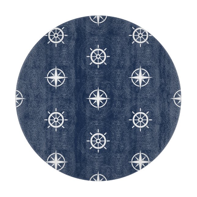 Planche À Découper Motif d'outils maritimes (Devant)
