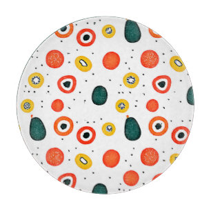 Planche À Découper Motif du cercle de points de jeu