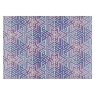 Planche À Découper Motif Dull Lavender géométrique Star Maze