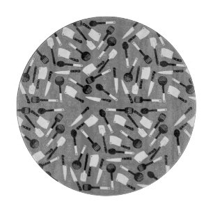 Planche À Découper Motif d'ustensiles de cuisine