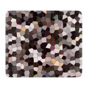Planche À Découper Motif en verre