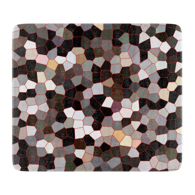 Planche À Découper Motif en verre (Devant)