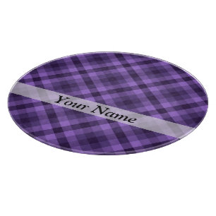 Planche À Découper Motif en vichy violet