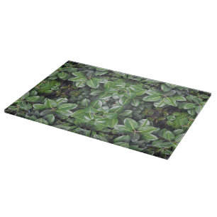 Planche À Découper Motif feuille de caoutchouc
