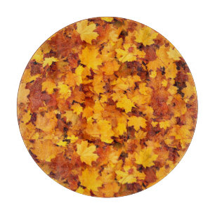 Planche À Découper Motif Feuille d'Érable-25877