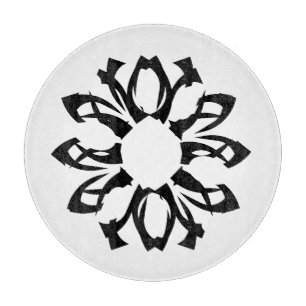Planche À Découper Motif floral à un élément