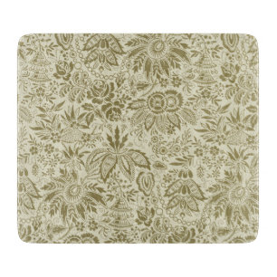 Planche À Découper Motif floral Antique Damask Paisley