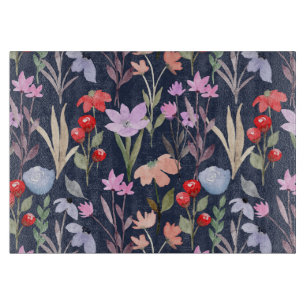 Planche À Découper Motif floral de surface mode botanique