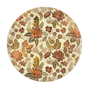 Planche À Découper Motif floral Heritage Copper Warm Gold