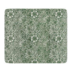 Planche À Découper Motif floral orné de fleurs blanches et de feuille