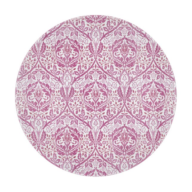 Planche À Découper Motif floral rose élégant (Devant)