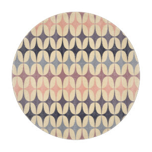 Planche À Découper Motif géométrique Abstrait des triangles rétro