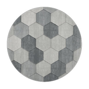 Planche À Découper Motif géométrique de carreaux hexagonaux modernes