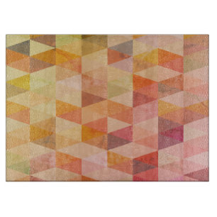 Planche À Découper Motif géométrique de triangle mou