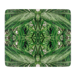Planche À Découper Motif Greens et Raindrops