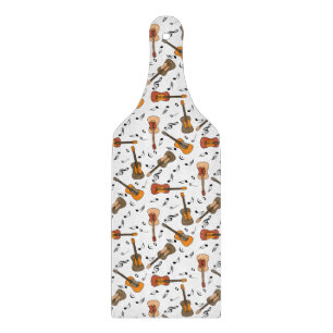 Planche À Découper Motif Guitare Music Notes