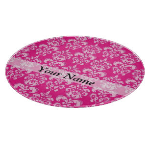Planche À Découper Motif humide rose chaud