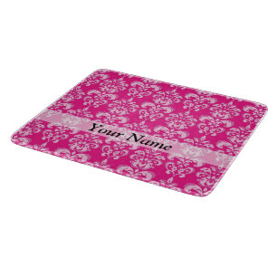 Planche À Découper Motif humide rose chaud