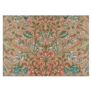 Planche À Découper Motif Hyacinthe Rose Poussiéreuse de William Morri