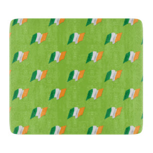 Planche À Découper Motif irlandais de drapeau