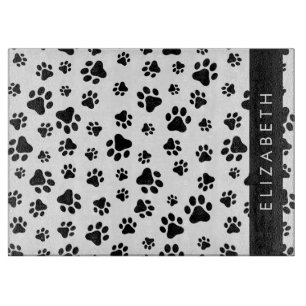 Planche À Découper Motif mâle, Patrouilles de chien, Noir et Blanc, V