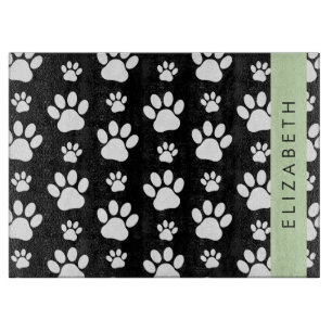 Planche À Découper Motif mâle, Patrouilles de chien, Noir et Blanc, V