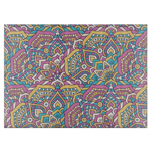 Planche À Découper Motif Mandala (Devant)