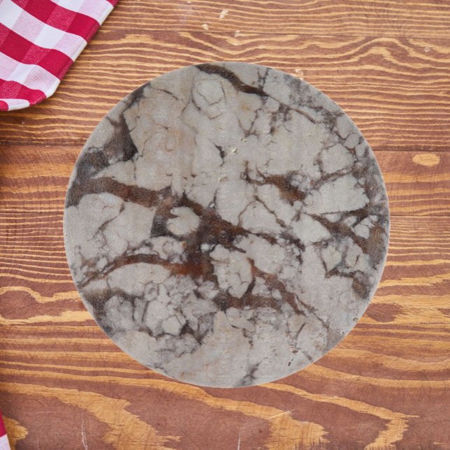 Planche À Découper Motif Marbre blanc en pierre (In Situ)