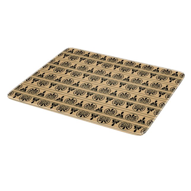 Planche À Découper Motif méditerranéen grec Arabesque Brown (Coin)
