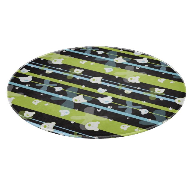 Planche À Découper Motif mignon avec peu d'ours (Coin)