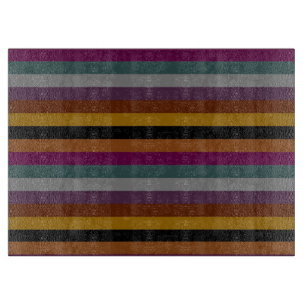 Planche À Découper Motif multicolore rétro 4