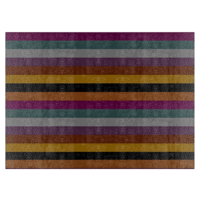 Planche À Découper Motif multicolore rétro 4 (Devant)