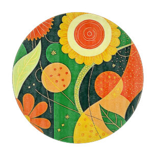 Planche À Découper Motif naturel stylisé