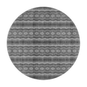 Planche À Découper Motif noir et gris