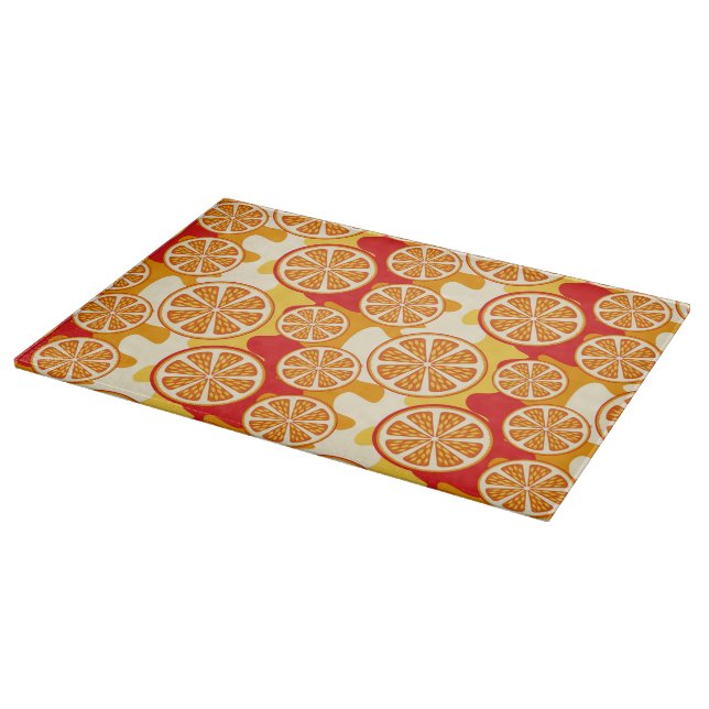Planche À Découper motif orange (Coin)