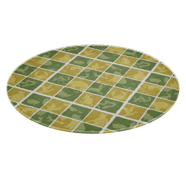 Planche À Découper motif orienté de zoo (Coin)