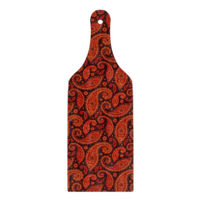 Planche À Découper Motif paisley tourbillon (Devant)