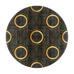 Planche À Découper Motif papier peint Art Déco vintage