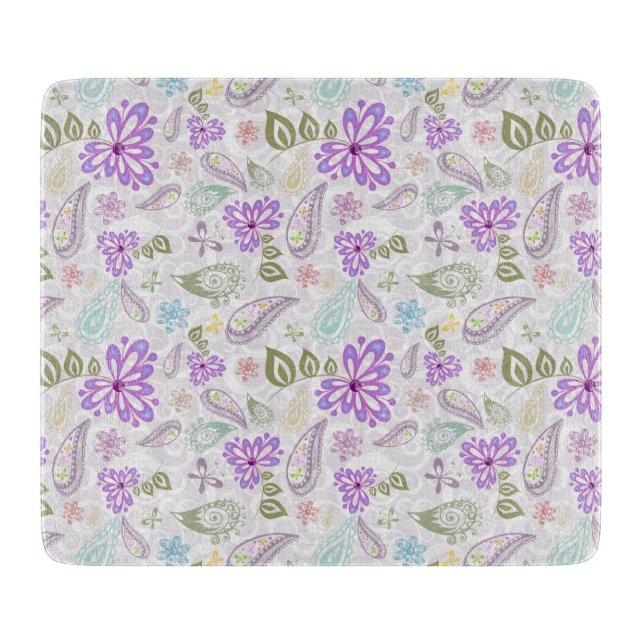 Planche À Découper Motif pastel pastel coloré (Devant)