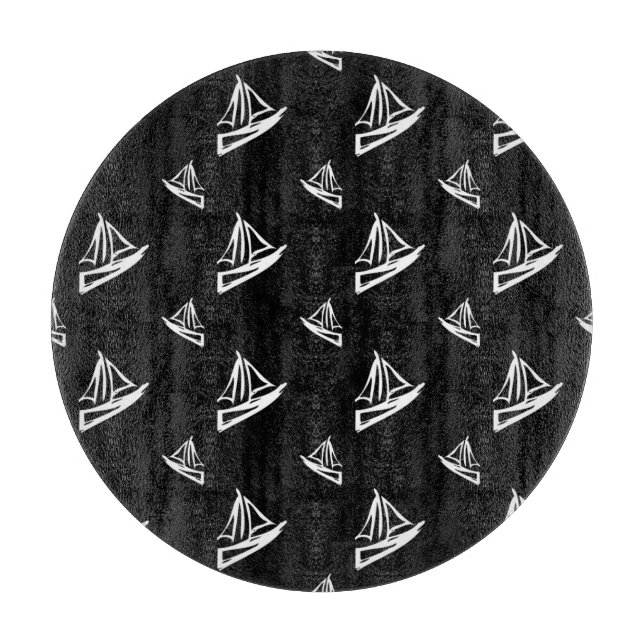 Planche À Découper Motif peu précis de voilier (Devant)