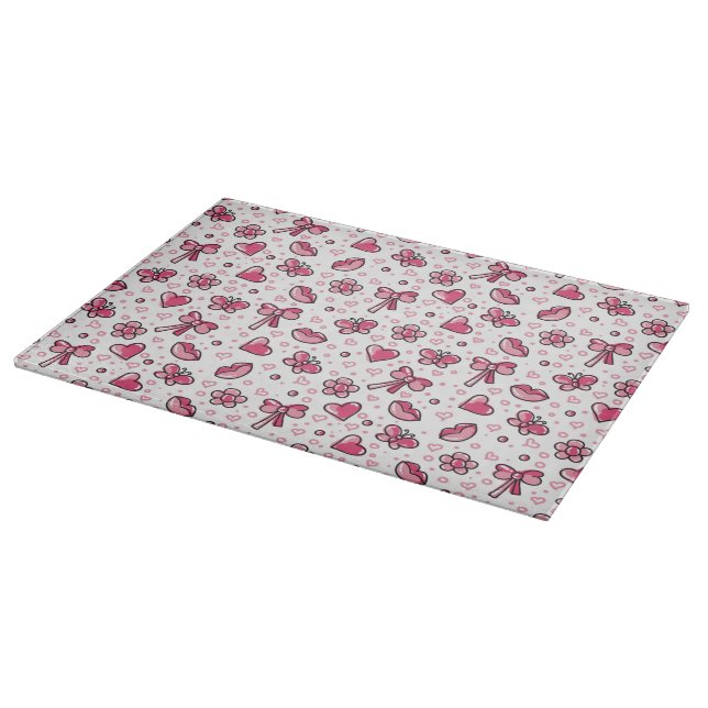 Planche À Découper motif romantique (Coin)