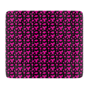 Planche À Découper Motif Rose Abstrait