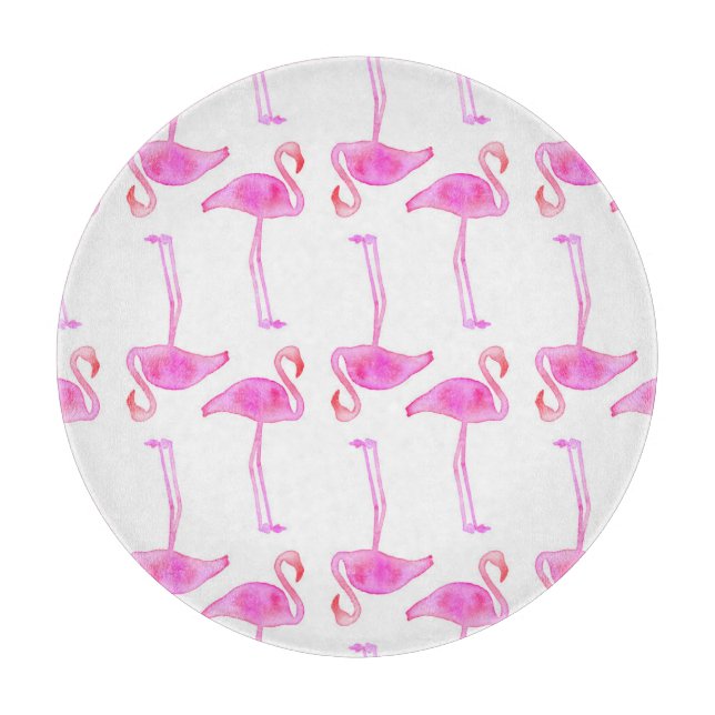 Planche À Découper Motif rose de Flamant rose (Devant)