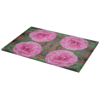 Planche À Découper Motif Rose Rose