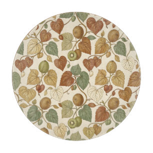 Planche À Découper Motif sans couture de feuille d'automne de vigne d