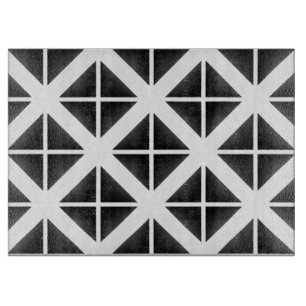 Planche À Découper Motif triangle Black Trendy