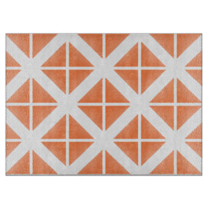 Planche À Découper Motif triangle Orange tendance