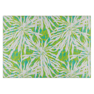 Planche À Découper Motif tropical de palmettes