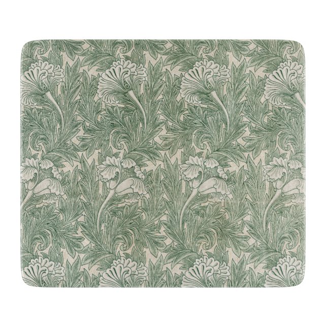 Planche À Découper Motif Tulip (par William Morris) (Devant)